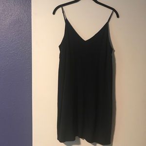 Wilfred black silk dress